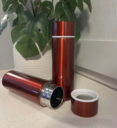 Stainless steel water bottle - steel,